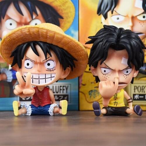 2019 Anime One Piece GK Monkey D Luffy Confident Ver. or Portgas D Ace PVC Figure Collectible Model Toy