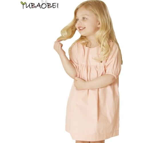 2020 Baby Girls Dresses Kids Clothes New Lovely Children Summer Dress Cotton Casual Kids Dress For Age 2-8T