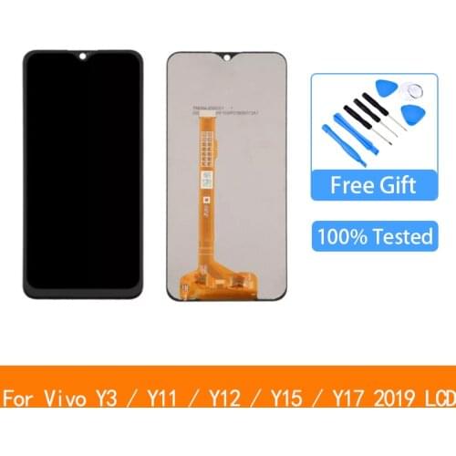6.35 " LCD Repair and Replacement For BBK Vivo Y3 / Y11 / Y12 / Y15 / Y17 2019 LCD DIsplay Touch Screen Digitizer Assembly Frame