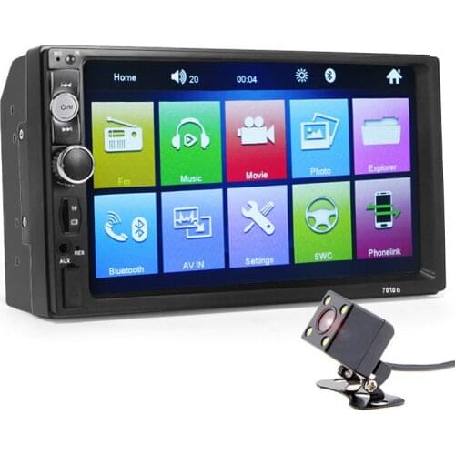 Car Radio 7" HD Autoradio Multimedia Player 2DIN Touch Screen Auto Audio Car Stereo MP5 Bluetooth USB TF FM Camera Changer