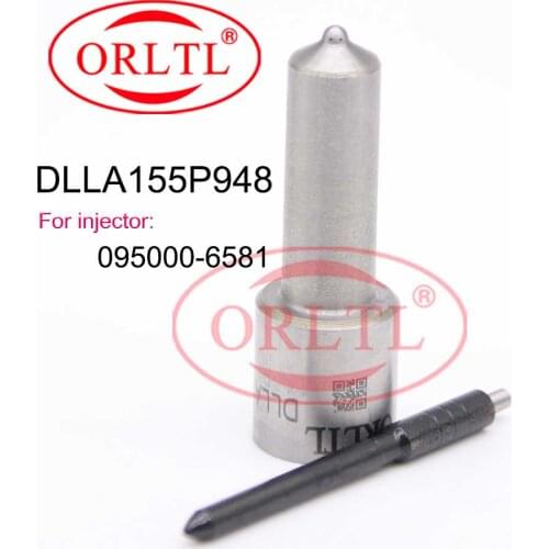 Auto Fuel Injector Nozzle DLLA 155P948 Black Coated Needle Nozzle DLLA 155P 948 Injector Nozzle DLLA 155 P948 For 095000-6581