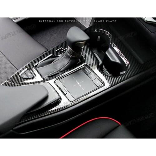 Car Center Console Gear Shift Panel Cover Chrome Decoration for Lexus Ux UX260h UX200 2019 2020 2021 Interior Accessories Auto