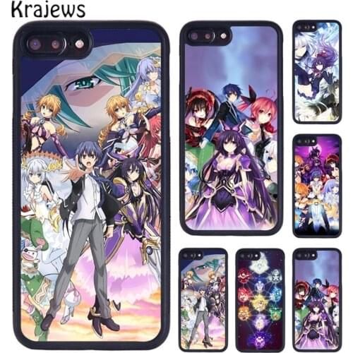 Krajews Date A Live Poster Mobile Phone Case Fundas For iPhone 5 6S 7 8 plus 11 12 Pro X XR XS Max Samsung Galaxy S7 S8 S9 S10
