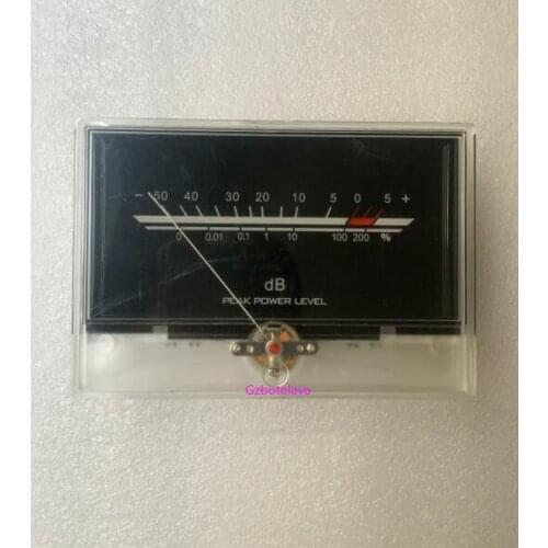 Black Audio power Amplifier VU meter DB level Header for Tube amp ref Accuphase