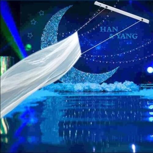 New Invisible Flying Veil Scene Props Supplies Magical Wedding Party Romantic Flying Veil Invisible