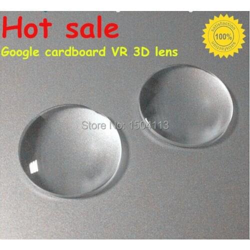 Hot sale acrylic aspherical lens diameter 25mm focal length 45mm for google cardboard VR
