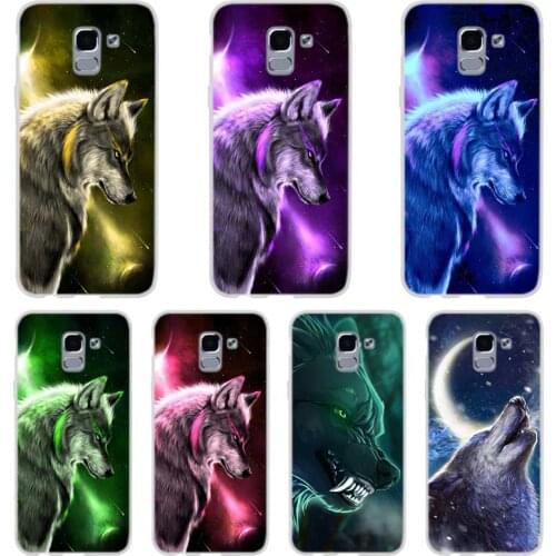 Classic Cool Wolf Hipster Print Phone case For Samsung Galaxy J6 J4 J8 Plus J7 2018 J3 J5 J7 Prime Pro 2017 2016 Covers