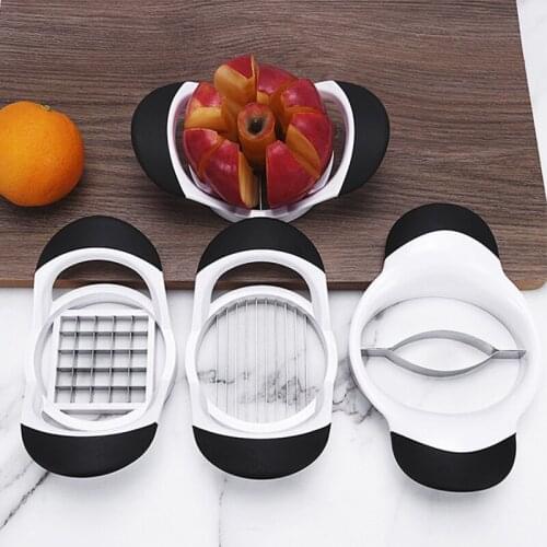 Kitchen Home Stainless Steel Apple Cutter Slicer Fruit Divider Corer Knife For Tomatoes Mango Potatoes Cutting Tool