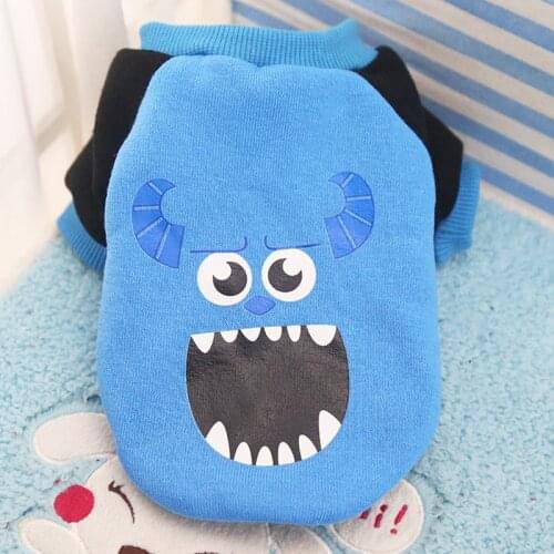 LAPLADOG Cute Cartoon Dog Hoodies Pet Vest Puppy Clothes Plus Size XS-XXL Large Dog Soft Knitted Sweater Dog Coat 8 Colors ZL385