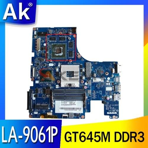 Akemy For Lenovo Laptop Motherboard VIWZ1 Z500 Z2 LA-9061P PGA989 HM77 GPU GT645M DDR3 100% Test Work