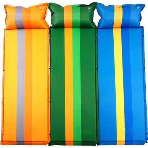 Cy Outdoor Single Inflatable Mattress Lunch Break Mattress Household Floatation Bed Moisture Proof Pad Portable