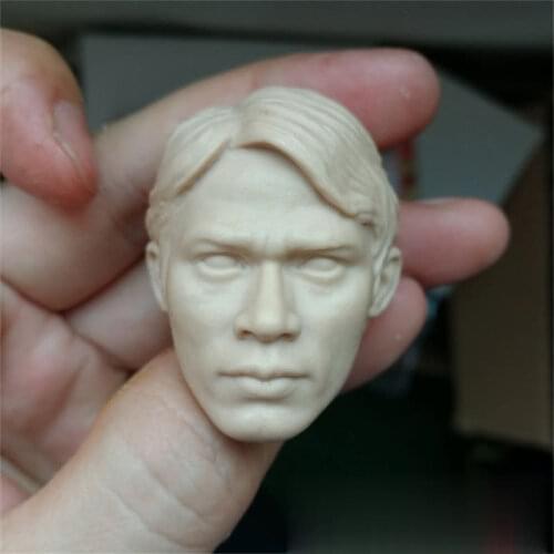 Unpainted 1/6 Scale Movie Character Uncle Lampe Head Sculpt Model For Action Figure Dolls Painting Exercise No.142