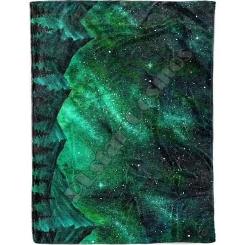Mountain Aura Blanket Fleece Blanket 3D full printed Wearable Blanket Adults/kids Fleece Blanket Sherpa Blanket Drop Shippng