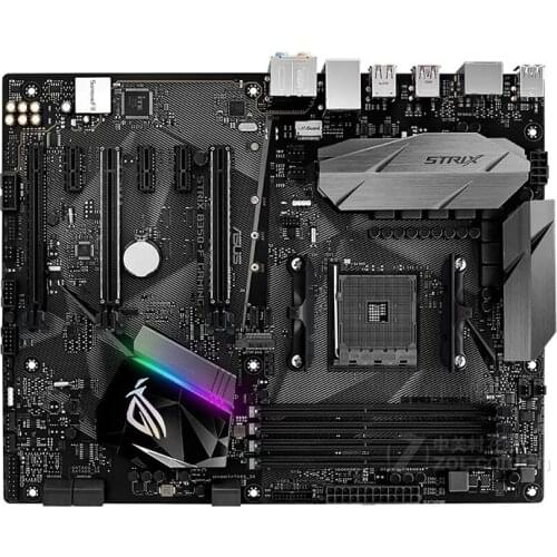 Original motherboard for NEW ASUS ROG STRIX B350-F GAMING Socket AM4 DDR4 USB3.0 USB2.0 64G Desktop motherboard Free shipping