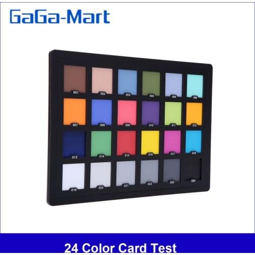 Professional 24 Color Card Test for Superior Digital Color Correction