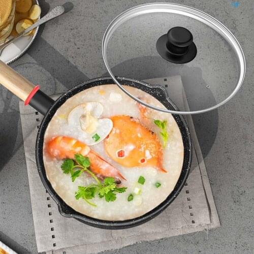 Frying pan small milk pot complementary food pot instant noodle pot non-stick pot household small pot wheat rice stone baby boil