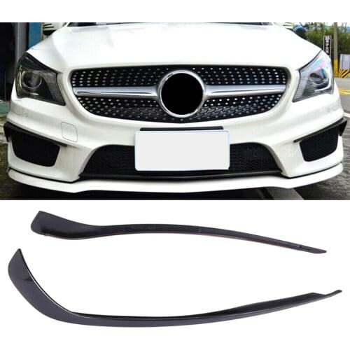 Front Bumper Splitter Spoiler Trim for Mercedes W117 C117 CLA Class CLA45 CLA200 CLA220 CLA250 CLA260 AMG 2013-2015