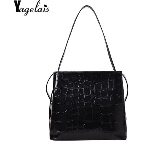 Yagelais Pu Leather serpentine Casual Fashion Womens Shoulder Bag Soft Women Bags Luxury Handbags Famous Designer Women Messen