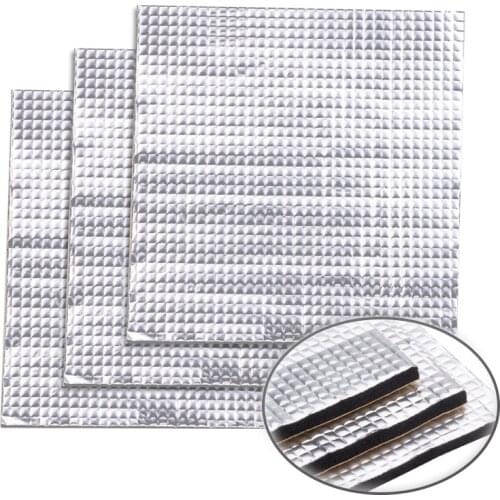 1pcs 400*400*10mm Heat Insulation Cotton 3D Printer Heating Bed Sticker Foil Self-adhesive Insulation Cotton 10mm Thickness