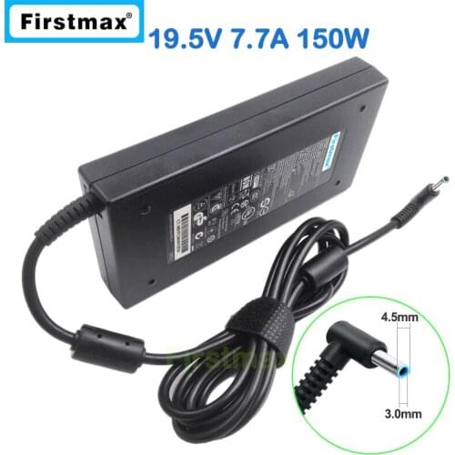 Slim AC power adapter 19.5V 7.7A laptop charger for HP Spectre 15-ch000 x360 Convertible PC HP ZBook 15 E3 TPN-DA09 775626-003