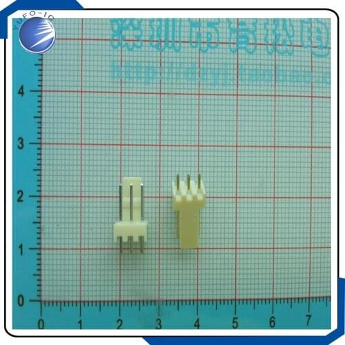 10PCS/LOT 3PIN KF2510 Straight pin socket plug type connector KF2510-3P spacing of 2.54MM terminal