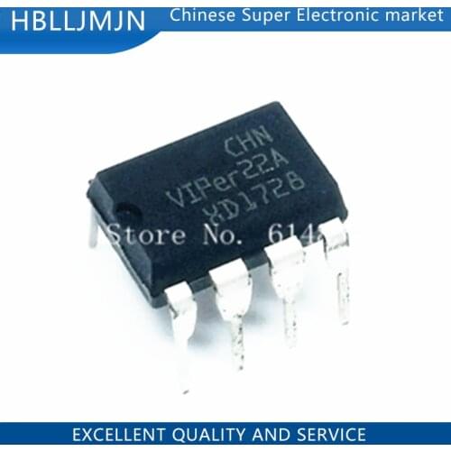 10PCS VIPer22A DIP8 VIPer22 DIP 22A DIP-8