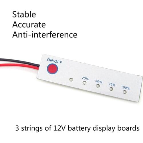 2021 New Portable 2S 3S 4S Li-ion Battery Capacity Indicator Display Board Circuit Module