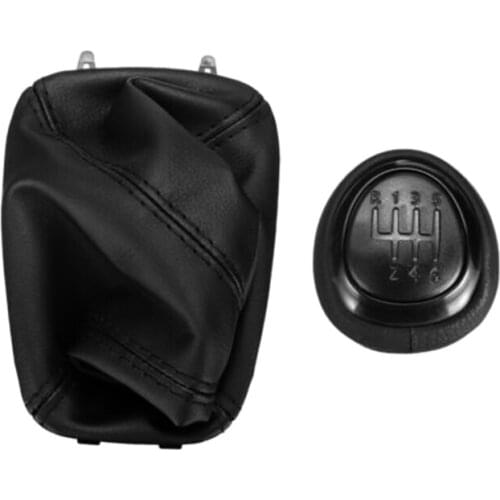6 Speed Gear Shift Knob Gaiter Boot Cover for SAAB 93 9-3 SS 2003-2012 55566207 55353898