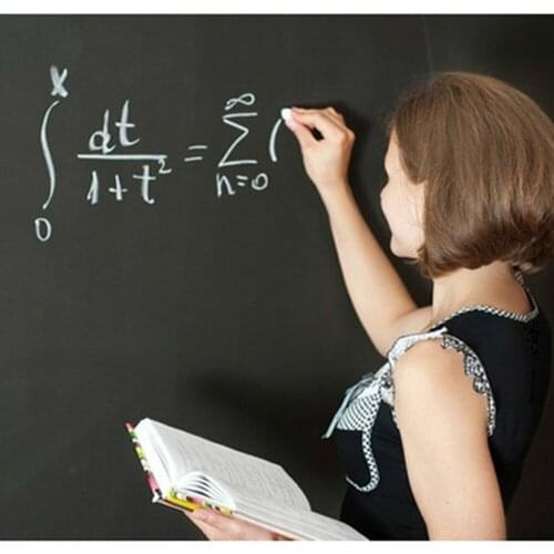 60*200CM Art Chalkboard Vinyl Wall Stickers Blackboard Removable Vinyl Decor Children Drawing Mural Decals For Kids Rooms HG0066