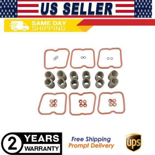 AP01 Valve Spring Kits Valve Springs w/ Gaskets/ Stem Seals for Dodge 89-98 Cummins 5.9 12V 60# Upgraded High RPM 3916691