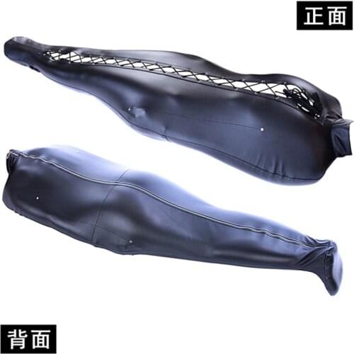 PU Leather Mummy Sleeping Bag Full Body Binder Bondage Sleep Sack Role Play BDSM Bondage Restraints Sex Toy Product for Couples