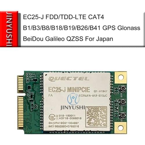 EC25 EC25-J FDD/TDD-LTE B1/B3/B8/B18/B19/B26/B41 CAT4 support GPS GLONASS BeiDou Galileo and QZSS For Japan