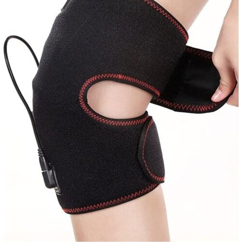 Electric Heated Knee Pad USB Charging Warm Therapy Arthritis Pain Relief Leg Wrap Belt Brace Electric Knee Brace-30
