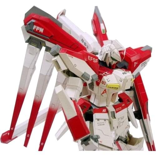Paper model robots RX-93-2 HI-v manatees gundam 3D paper model DIY puzzles toy