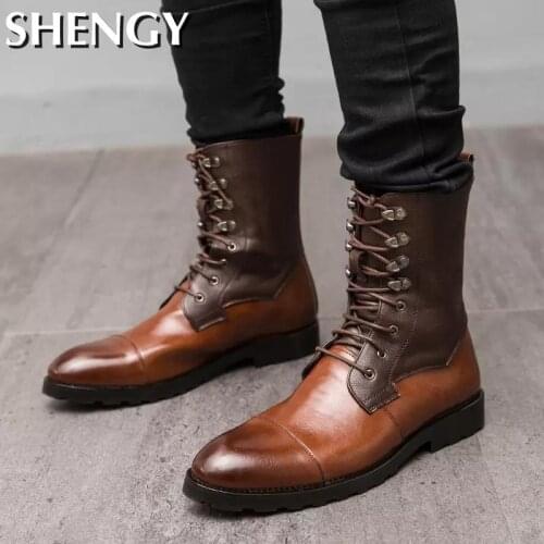 HULINGMEI Men's Motorcycle Boots China