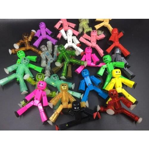 Stikbot Toy Sucker DIY Sticky Robot Anima Z Screen Animation Studio Action Figure Toy Kids Game Toys for Children Birthday Gift