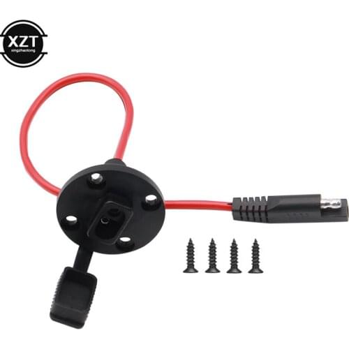 12AWG SAE Cable 2 Pin Quick Disconnect Automotive Panel Extension Cable Screw Holes for Solar Panels Battrey Motorcycles Battery