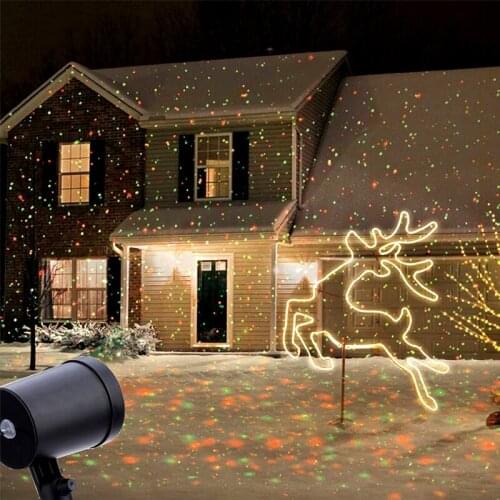 Fairy Sky Star Laser Projector Showers Garden Lawn Stage Effect Lighting Landscape Park Disco Christmas Outdoor Decoration Lamp