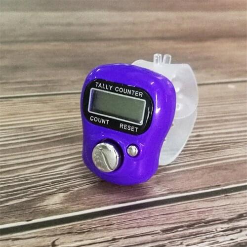 Mini Stitch Marker And Row Finger Counter LCD Electronic Digital Tally Counter For Sewing Knitting Weave Tool