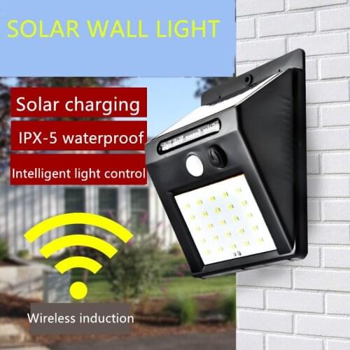 Monitor special fill light, solar wall light, human body induction garden light, outdoor garden villa household solar light