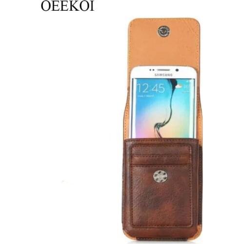 OEEKOI Rhino Pattern PU Leather Belt Clip Holster Pouch Case for BLU Studio G Plus/5.5 C/X Plus/5.5 K/One Plus/Max 5.5 Inch