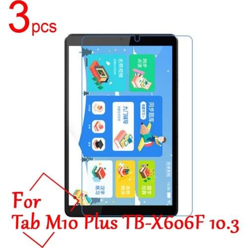 3pcs Clear/Matte/Nano anti-Explosion LCD Screen Protector Cover For Lenovo TAB M10 FHD plus X606F X605F 10.1 10.3 tablet Film
