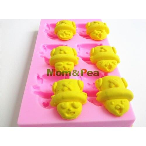 Mom&Pea 0360 Free Shipping ONE PIECE Silicone Soap Mold Cake Decoration Fondant Cake 3D Mold Food Grade Silicone Mould