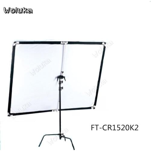 Foldable reflector board 150*200cm portable flag reflector FT-CR1520K2 holding reflective panel advertising studio kit CD50 T10