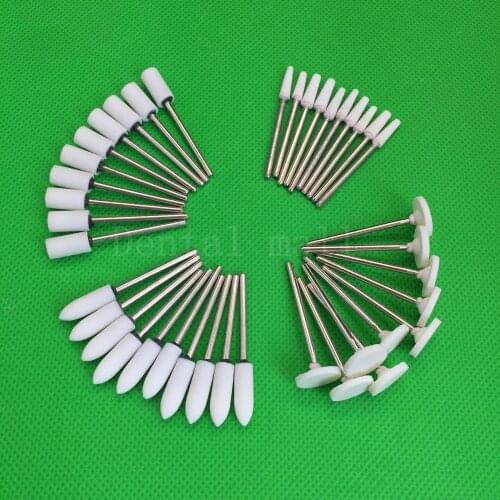 1 set /40PCS Dental Lab Equipment Gravel Ceramic Finishing Stone FG Bur Polisher 2.35mm Dental Materials