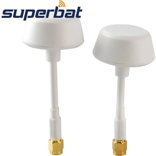 Superbat 3dBi Dual Band 2.4GHz 5.8Ghz WiFi Antenna Receive&Transmit RP-SMA Plug Connector for Equipment Remote Control Toy