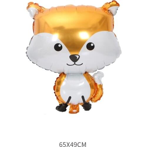 Cartoon animal balloon childrens toy balloon forest animal floating in the air birthday party decoration aluminum foil balloon