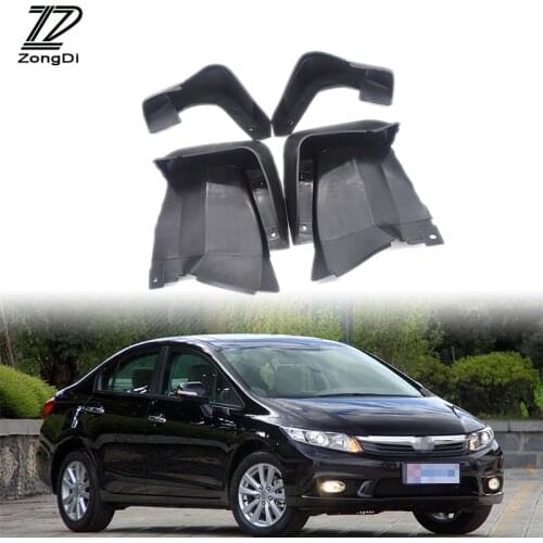 ZD Car Front Rear Mudguards For Honda Civic 2006 2007 2008 2009 2010 2011 Accessories Mudflaps Car-styling 1Set/4Pcs Fenders