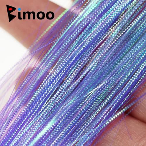 5pack Corrugated Gliss Glow Flashbou Strands Fish Scales Flash Bucktail Spinnerbait Fishing Lure Bass Salmon Fly Wing Tail Tying