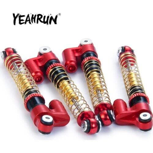 YEAHRUN 43mm Aluminum Alloy Shock Absorber Damper for Axial SCX24 90081 1/24 RC Crawler Car Upgrade Parts Accessories
